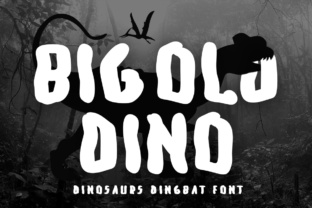 Big Old Dino: A Stone-Age Inspired Display Font