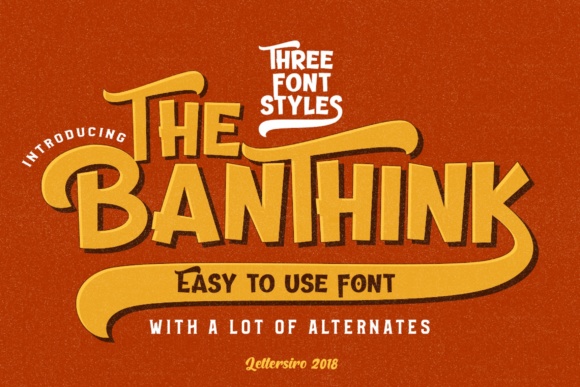 Boost Your Brand with The Banthink Font
