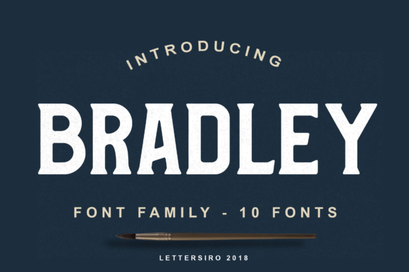 Bradley Family: A Versatile Display Font for Modern Design