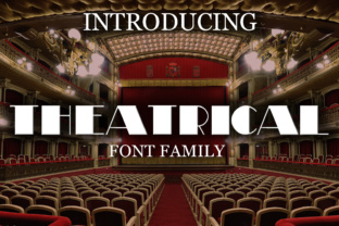 Bring Charm to Your Handmade Creations with Theatrical Font