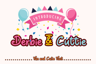 Derbie Cuttie: A Charming Handwritten Font for Web Design