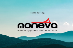Discover Moneva: A Bold Sans Serif Font for Crafters