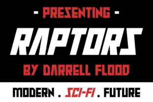 Discover Raptors: A Sci-Fi Font for Bold Editorial Design