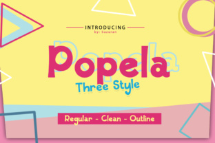 Discovering Popela: A Cheerful Display Font for Creative Projects