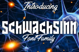Enhance Your Brand with Schwachsinn, the Modern Gothic Font