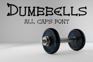 EP Dumbbells: A Bold and Energetic Display Font