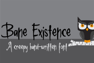 Exploring Bane Existence: A Creepy, Hand-Crafted Font for Branding