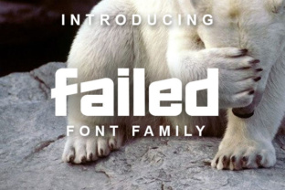 Failed: A Bold and Clean Techno Font for Modern Marketers