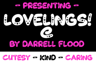 Lovelings: A Charming Font for Heartwarming Editorial Design