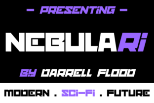 Nebulari: A Bold and Expressive Display Font