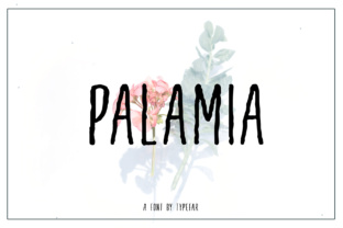 Palamia: A Striking Display Font for Bold Campaigns