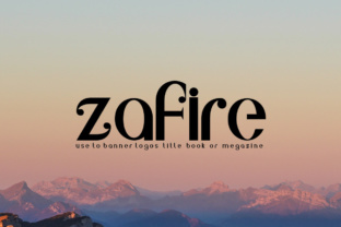 Transform Your Brand with Zafire: A Stylish Display Font