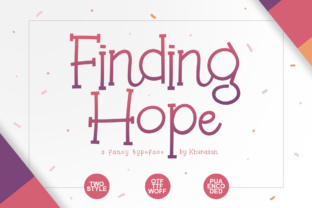 Unleash Creativity with Finding Hope: A Versatile Display Font