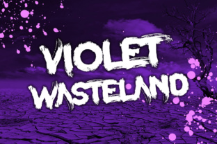 Violet Wasteland: A Bold Display Font for Impactful Branding